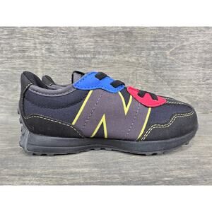 New Balance 327 Black and Red Walking Shoes Size 10 Toddlers